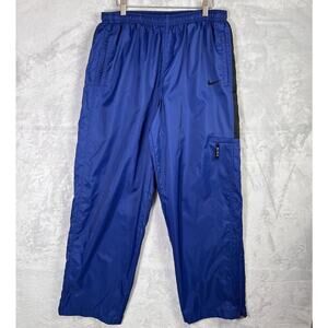 Nike Vintage Windbreaker Joggers Men's Large Blue Pockets Baggy 90s Style Y2k